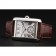 Swiss Cartier Tank MC White Dial Stainless Steel Case Brown Leather Strap