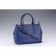 Prada Medium Saffiano Lux Top Handle Dark Blue