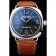 Panerai Radiomir Polished Stainless Steel Case Black Dial Brown Leather Strap 98141