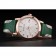 Burberry The City Classic Silver Dial Green Bracelet  622564