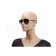 Prada Square Linea Rossa Logo Gold Frame Sunglasses 308220