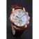 Patek Philippe Perpetual Calendar Tourbillon White Dial Rose Gold Case Brown Leather Strap