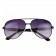 Cartier Aviator Black Frame Grey Lenses Sunglasses 308124
