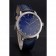 Patek Philippe Calatrava Blue Guilloche Dial Stainless Steel Case Blue Leather Strap