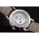 Vacheron Constantin Tourbillion Power Reserve White Dial Gold Case Brown Leather Bracelet  1454274