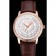 Swiss Patek Philippe Multi-Scale Chronograph White Dial Rose Gold Case Brown Leather Strap