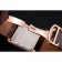 Cartier Tank MC Brown Dial Gold Case Brown Leather Bracelet  622696
