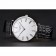 Swiss Longines Grande Classique White Dial Roman Numerals Stainless Steel Case Black Leather Strap