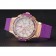 Hublot Big Bang Tutti Frutti Purple Strap Gold Dial