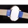 Chopard Luxury Gold Bezel with White Dial and Blue Leather Strap  621544