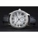 Cartier Drive De Cartier White Dial Silver Diamond Case Black Leather Bracelet 1454215