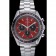 Omega Speedmaster Red Grey Stainless Steel Strap  622054