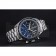 Omega Speedmaster Black Grey Stainless Steel Strap  622052