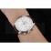IWC Portugieser Chronograph White Dial Rose Gold Hands And Numerals Stainless Steel Case Brown Leather Strap