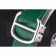 Cartier Ballon Bleu Silver Bezel with Green Dial and Green Leather Band   621553