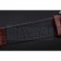 IWC Portofino Black Dial Stainless Steel Case Brown Leather Strap