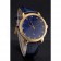 Patek Philippe Calatrava Date Blue Guilloche Dial Gold Case Blue Leather Strap