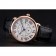Cartier Ronde Louis Cartier White Dial Gold Case Black Leather Strap