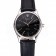 Swiss Rolex Cellini Date Black Dial Stainless Steel Case Black Leather Strap