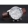 Omega DeVille Silver Bezel with White Dial and Brown Leather Strap  621566
