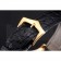 Patek Philippe Calatrava White Dial Diamond Markings Gold Case Black Leather Strap