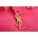 Saint Laurent Monogram Cabas Small Leather Bag Fuchsia