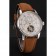 Patek Philippe Grand Complications Day Date Tourbillon White Dial Rose Gold Numerals Stainless Steel Case Brown Suede Leather Strap 1453818