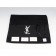 Saint Laurent Monogram Clutch Python Leather Silver Hardware White Bag 18926877
