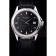 Patek Philippe Geneve Calatrava Crystal Studded Hour Marker Black Dial Black Leather Strap 98170