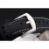 Bell and Ross BR126 Flyback Black Dial Silver Case Black Suede Leather Strap