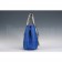 Prada Double Tote Blue With Python Handles 18926825