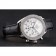 Omega Speedmaster White Dial Stainless Steel Case Diamond Bezel Black Leather Strap