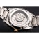 Omega Globemaster Black Dial Stainless Steel Case Gold Bezel Two Tone Bracelet
