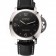 Swiss Panerai Luminor Marina 1950 3 Days Brown Dial Stainless Steel Case Black Leather Strap