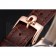 Omega De Ville Prestige Ladies White Dial Rose Gold Case Brown Leather Strap