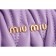 Miu Miu Matelasse Top Handle Large Purple