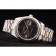 Rolex DateJust Gold Ribbed Pattern Bezel Brown Dial