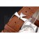 Vacheron Constantin Malte White Dial Stainless Steel Case Brown Leather Bracelet