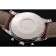 Breitling Transocean Beige Dial Brown Leather Strap Polished Stainless Steel Bezel