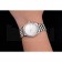Swiss Patek Philippe Calatrava White Dial Diamond Bezel Stainless Steel Case And Bracelet