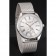 Patek Philippe Calatrava Small Seconds Silver Engraved Dial Stainless Steel Case And Bracelet