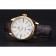 Rolex Cellini White Dial Gold Case Brown Leather Strap  622833