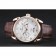 Patek Philippe Complications Chronograph White Dial Gold Case Brown Leather Bracelet  1454236