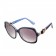 Cartier Double C Decor Black And Blue Sunglasses  308252