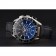 Omega Seamaster Aqua Terra Chrono GMT Black Dial Black Leather Bracelet  622535