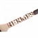 Hermes Large Oversized Beige Frame Sunglasses with Metallic Logo 308102