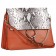 Chloe Faye Python Flap Tan Shoulder Bag