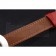 Hermes Classic MOP Dial Red Leather Strap