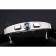 Cartier Tank MC White Dial Stainless Steel Case Black Leather Bracelet  622689