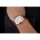 Swiss Vacheron Constantin Traditionnelle White Dial Rose Gold Case Brown Leather Bracelet